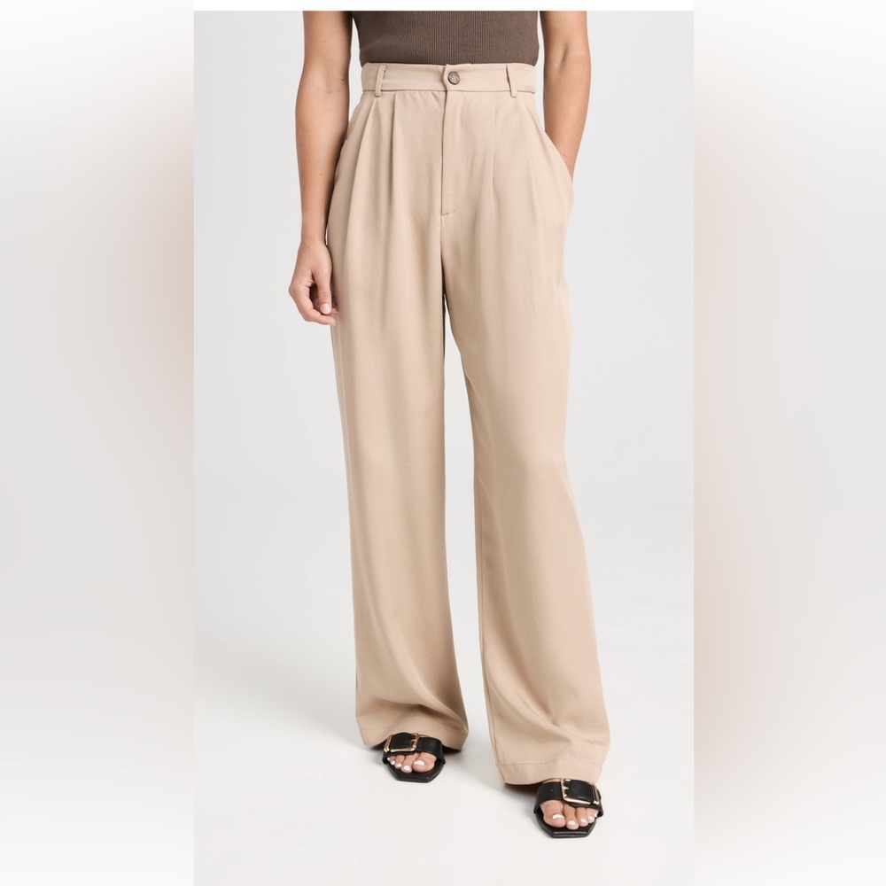 Reformation Khaki Trousers